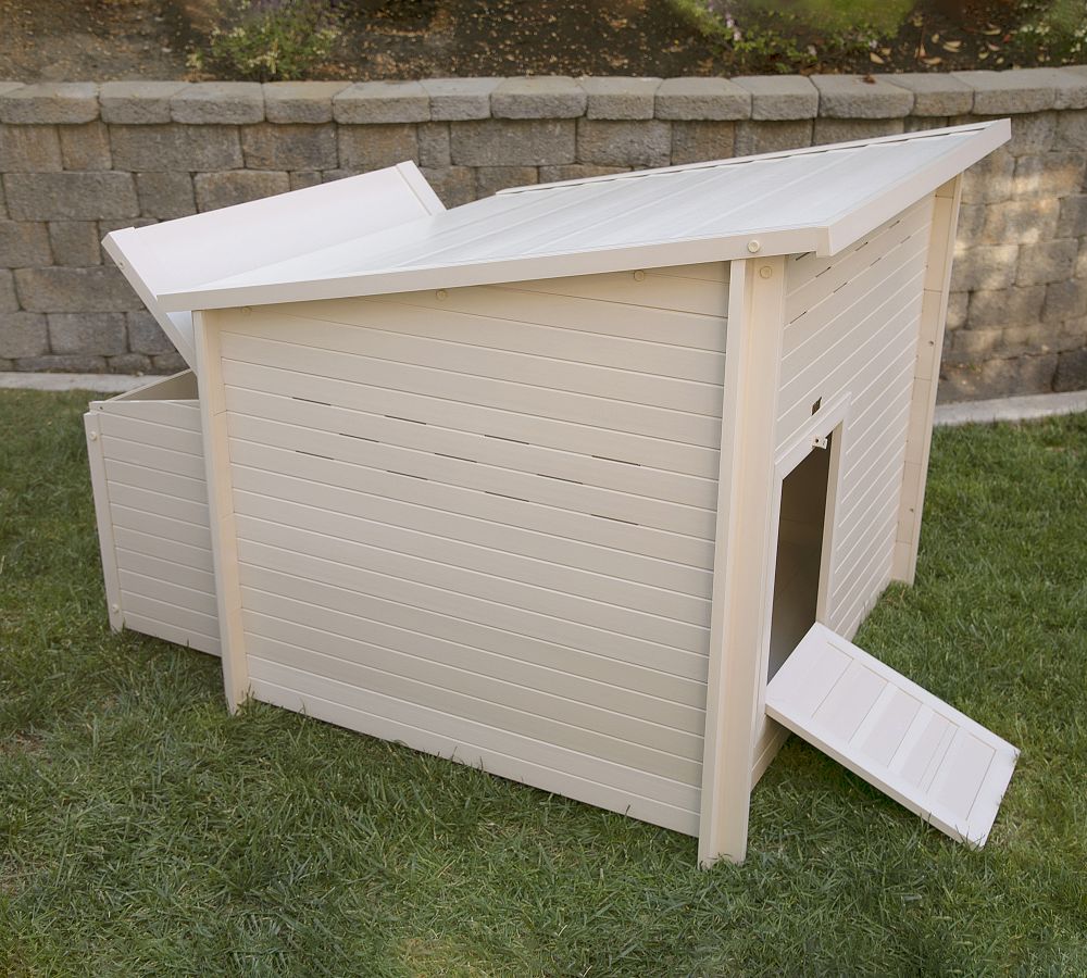 Ecoflex® Annabel Wooden Chicken Coop Pottery Barn