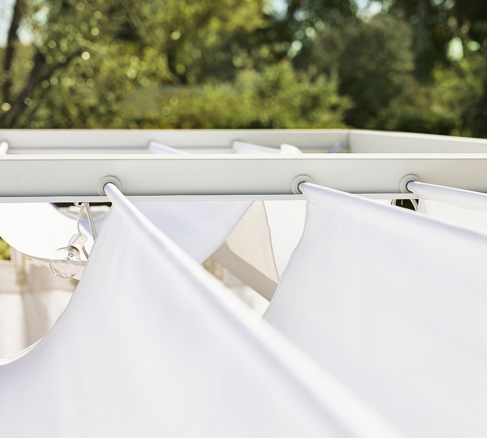 Malibu Metal Outdoor Canopy Pottery Barn