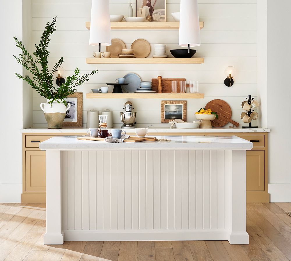 Aubrey Storage Kitchen Island Pottery Barn