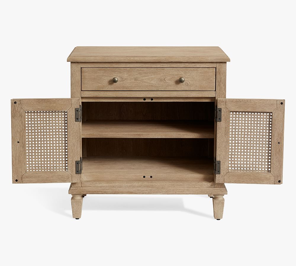 Sausalito Cane Nightstand Pottery Barn
