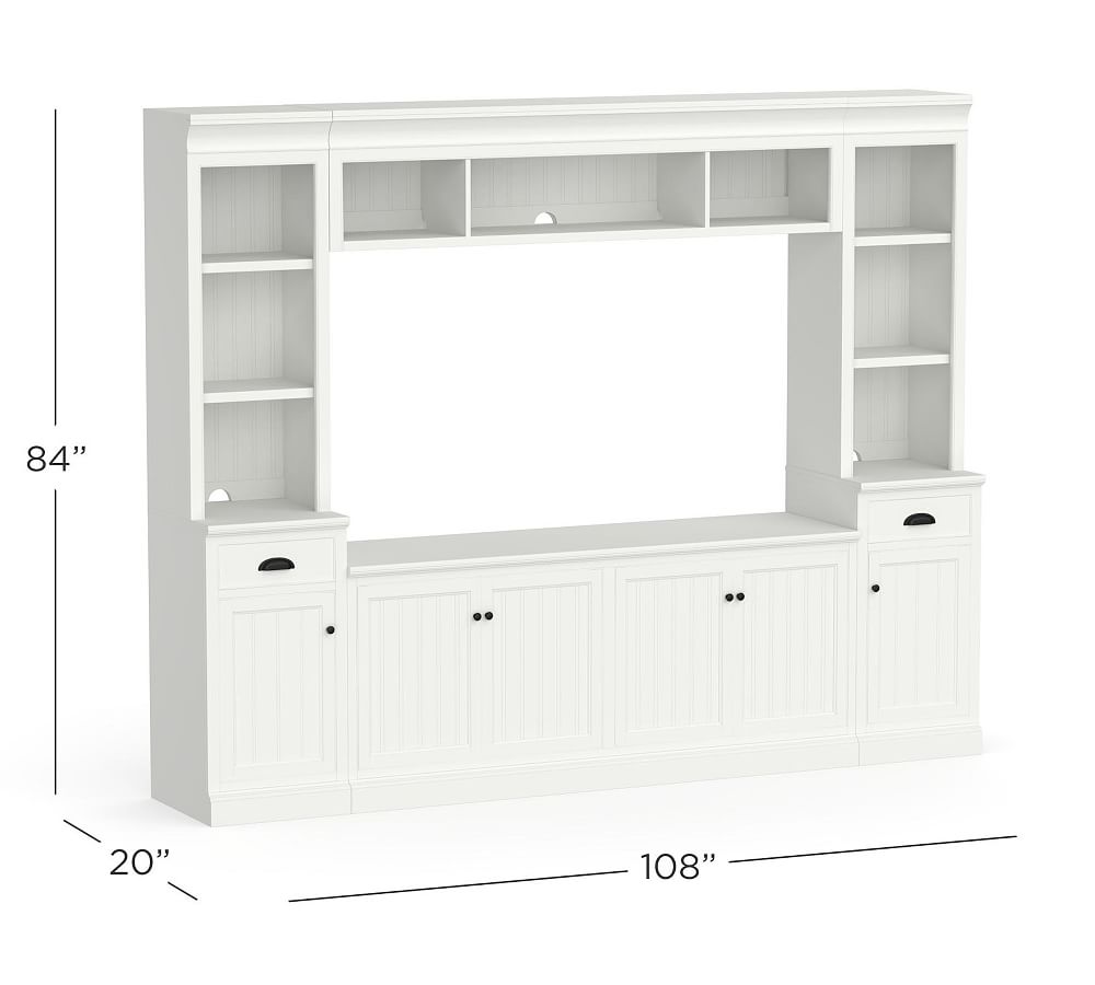 Aubrey 6Piece Entertainment Center Pottery Barn