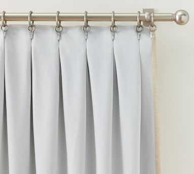 OPEN BOX: Emery Linen Pinch Pleat Blackout Curtain | Pottery Barn