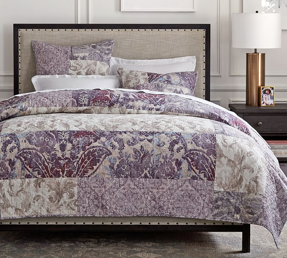 Kali Handcrafted Patchwork Cotton Quilt & Shams Pottery Barn