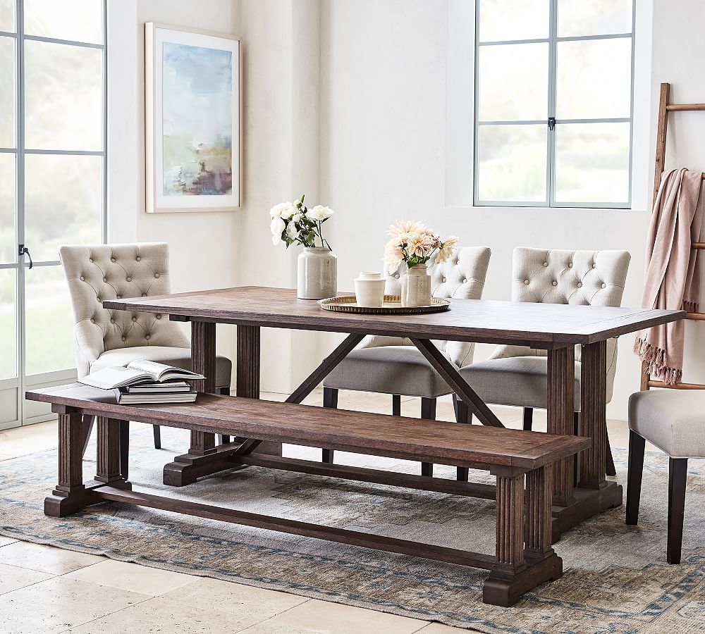 Livingston Dining Bench Pottery Barn