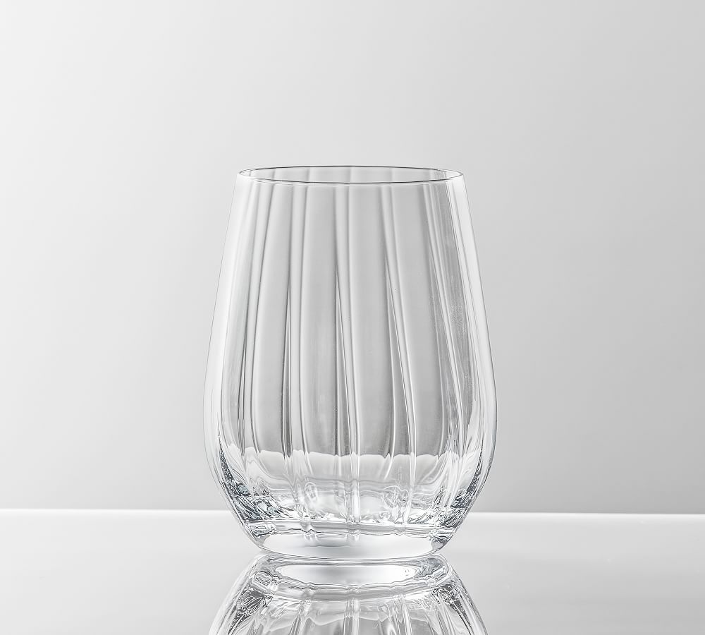 ZWIESEL GLAS Prizma Stemless Wine Glasses - Set of 6 | Pottery
