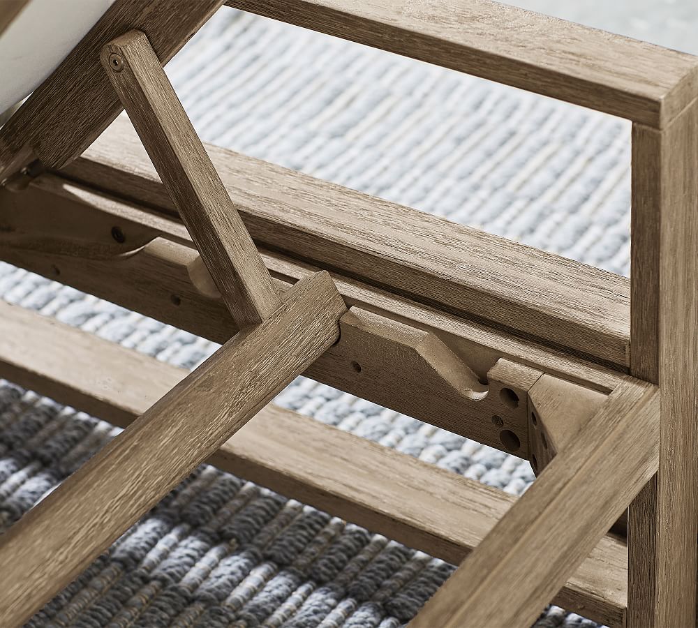 Indio Double Outdoor Chaise Lounge Pottery Barn