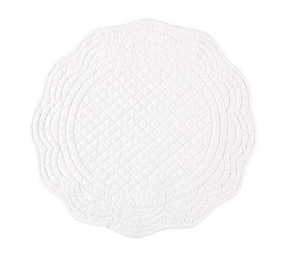Boutis Cotton Round Placemats Set of 4 Pottery Barn