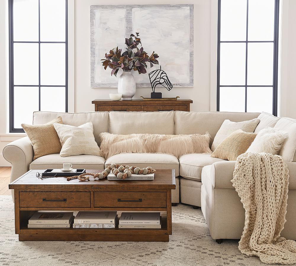 Novato Rectangular Reclaimed Wood Coffee Table Pottery Barn