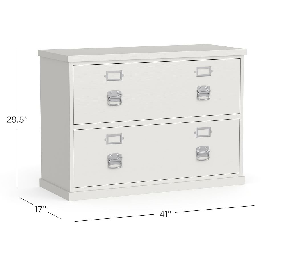 pottery barn bedford lateral file cabinet