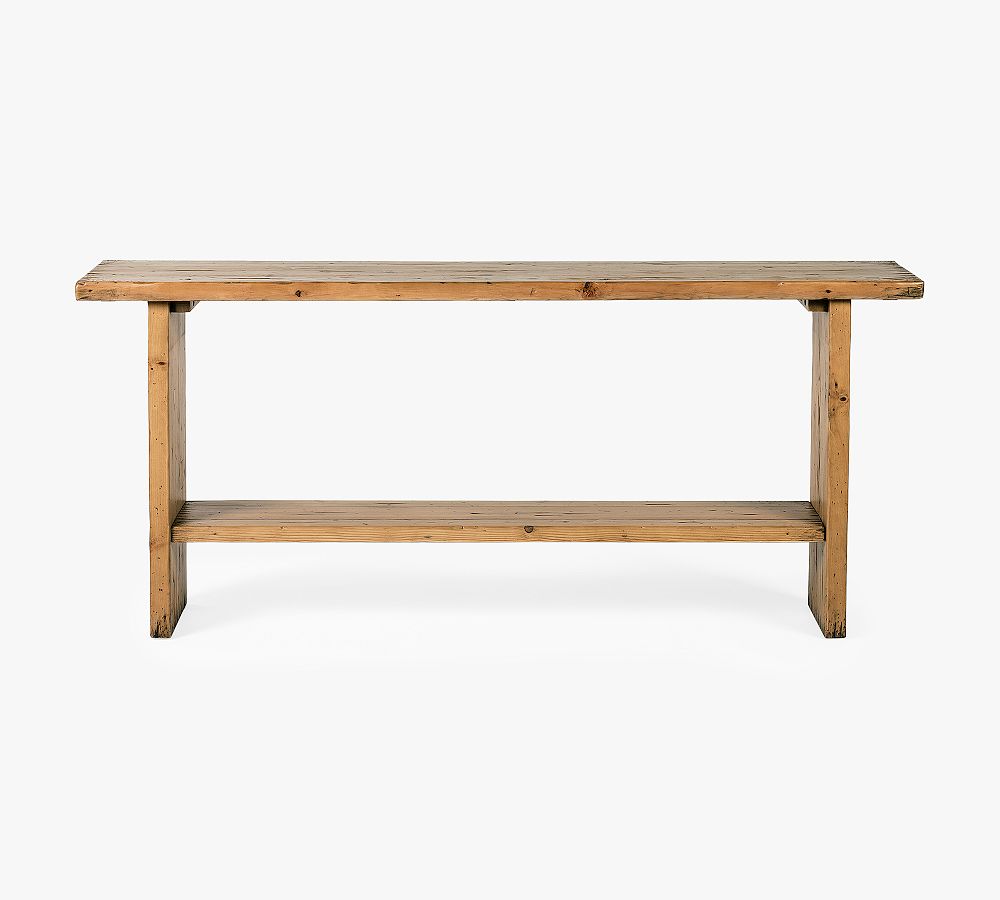 Arlo Reclaimed Pine Wood Console Table Pottery Barn