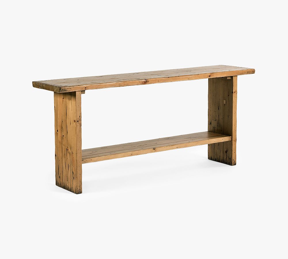 Arlo Reclaimed Pine Wood Console Table Pottery Barn