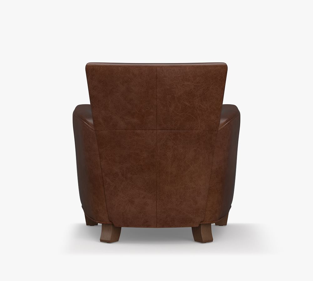 Irving Square Arm Leather Recliner | Pottery Barn