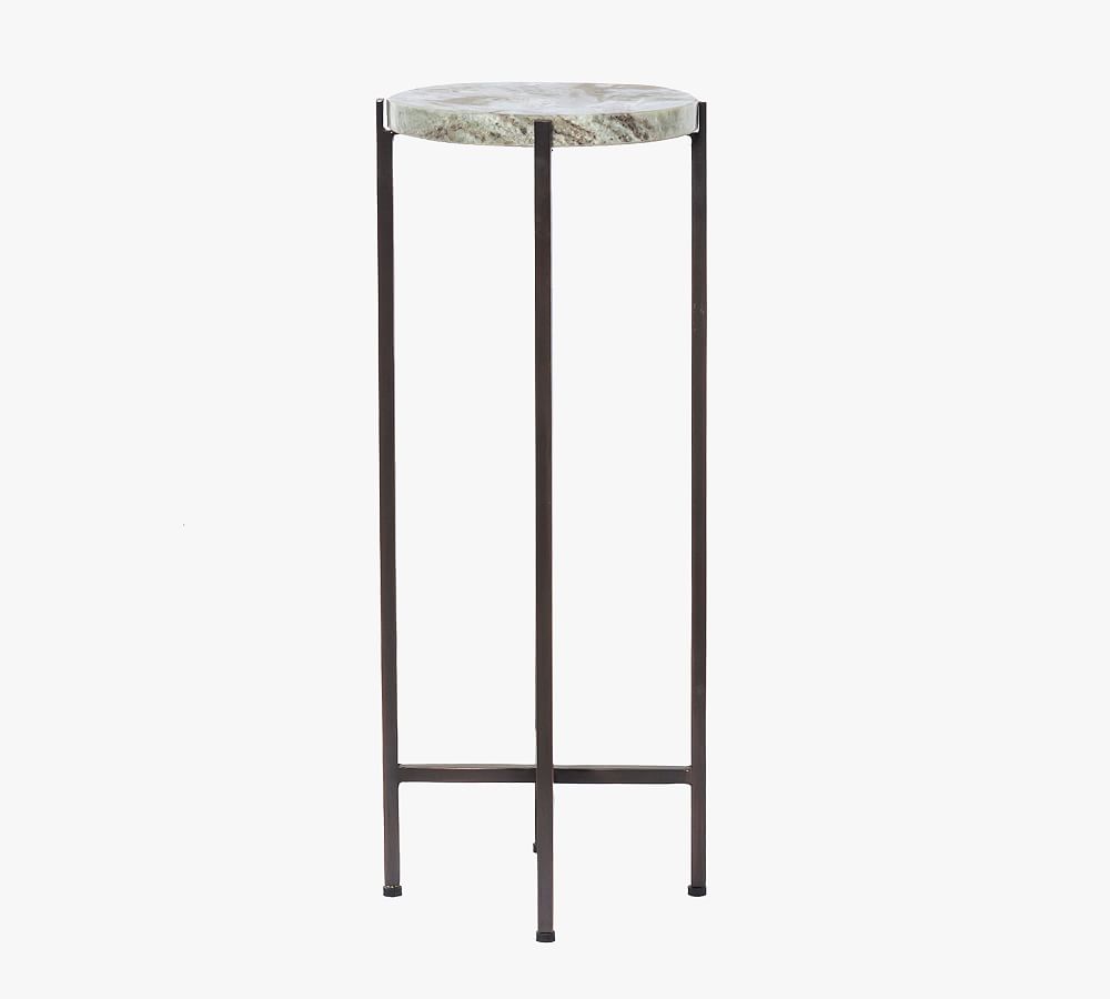 Maryrose Round Marble Accent Table Pottery Barn
