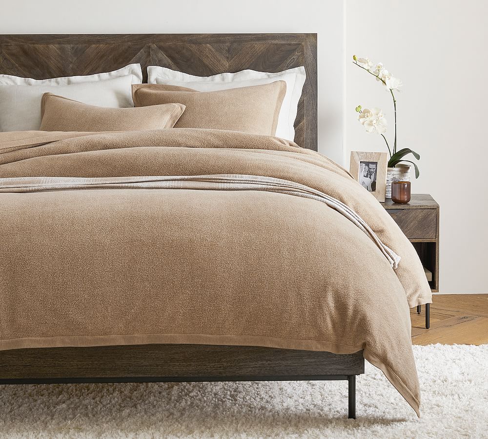 Cozy Fleece Duvet Cover Pottery Barn