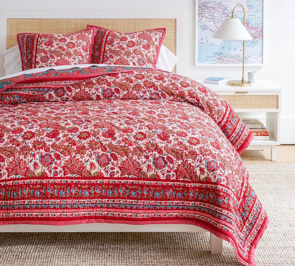 Jane Handcrafted Reversible Quilted Sham | Pottery Barn