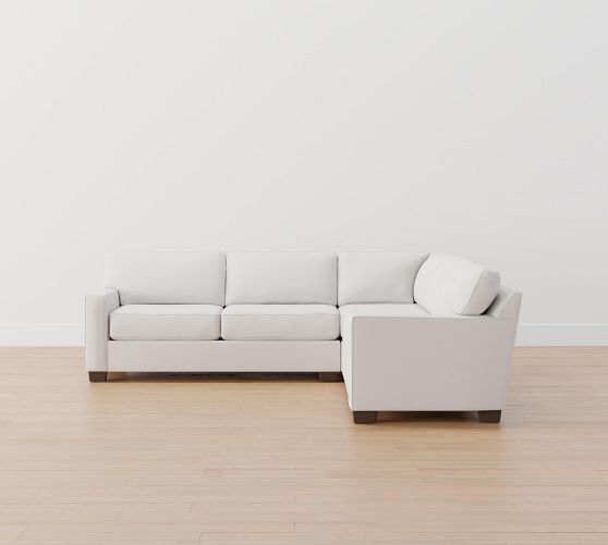 Buchanan Square Arm Upholstered 3-Piece L-Shaped Corner Sectional ...