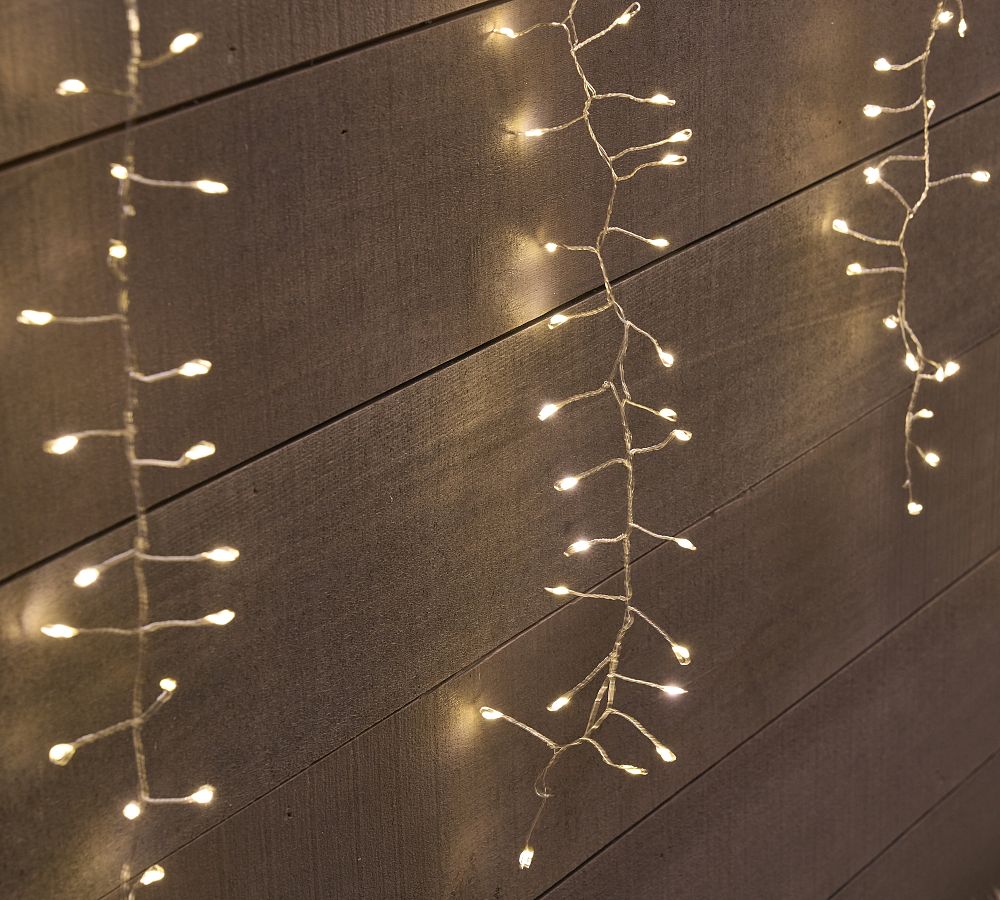 Curtain Rain String Lights Pottery Barn