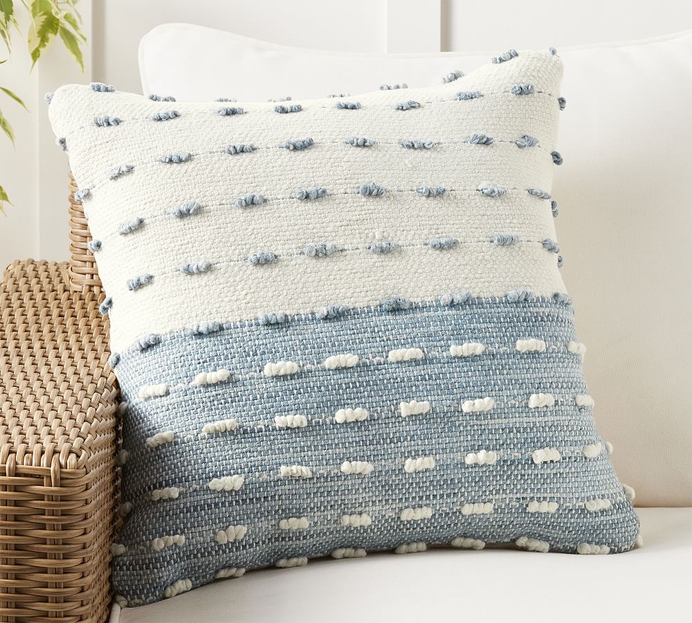 Amarissa Textured Outdoor Throw Pillow Pottery Barn
