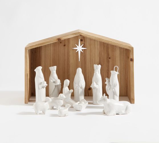 Nativity Manger House | Pottery Barn