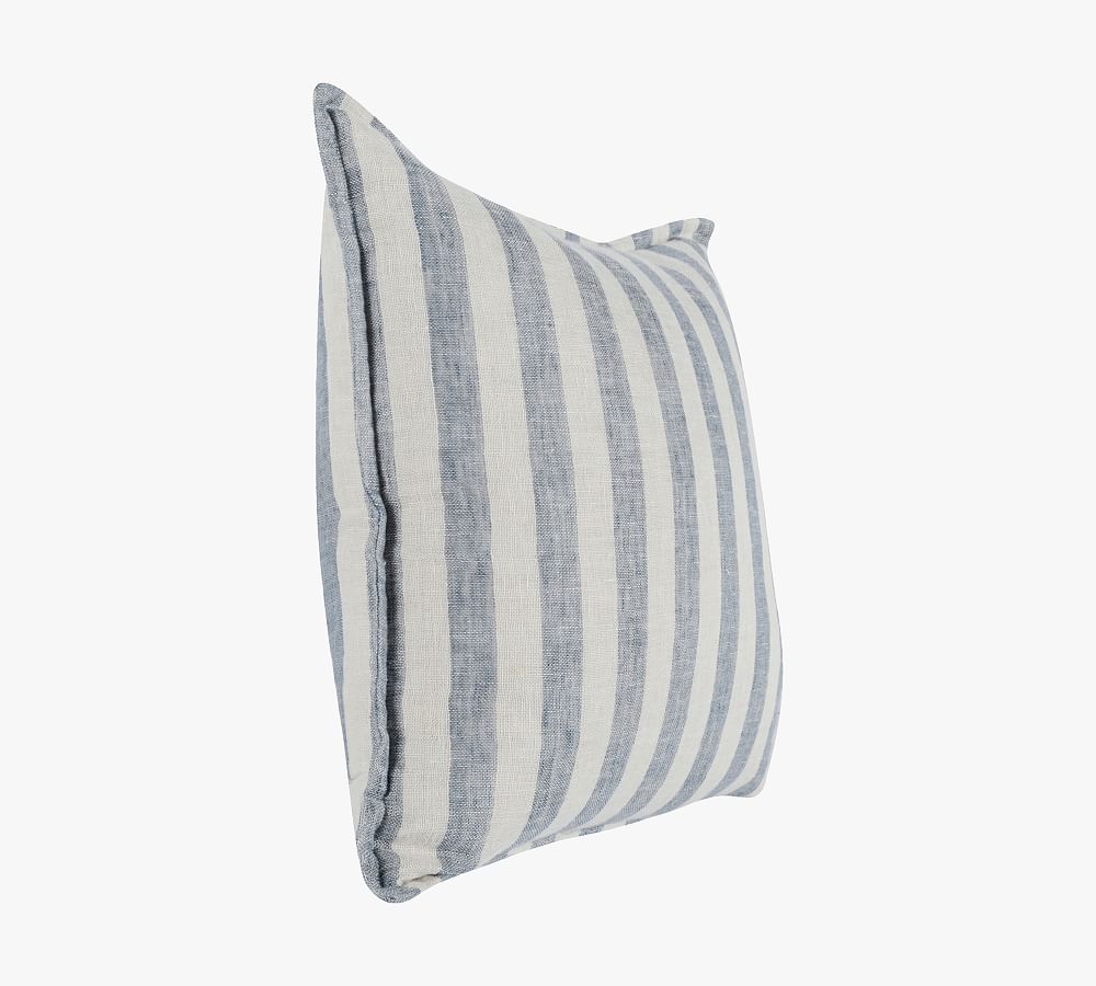 Ramira Linen Striped Throw Pillow Cover Pottery Barn
