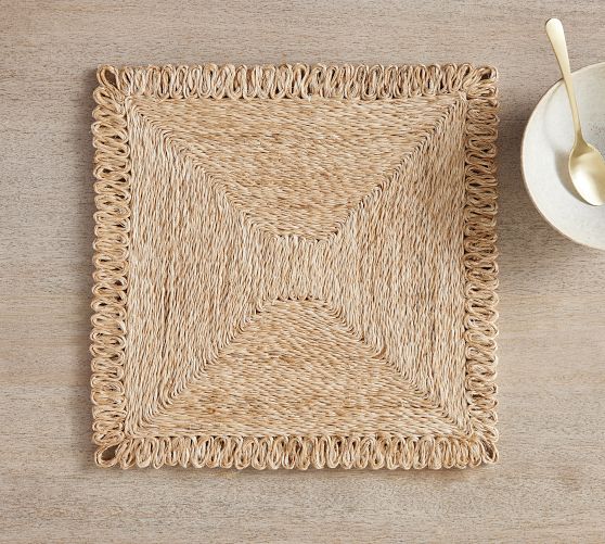Handcrafted Square Abaca Placemats