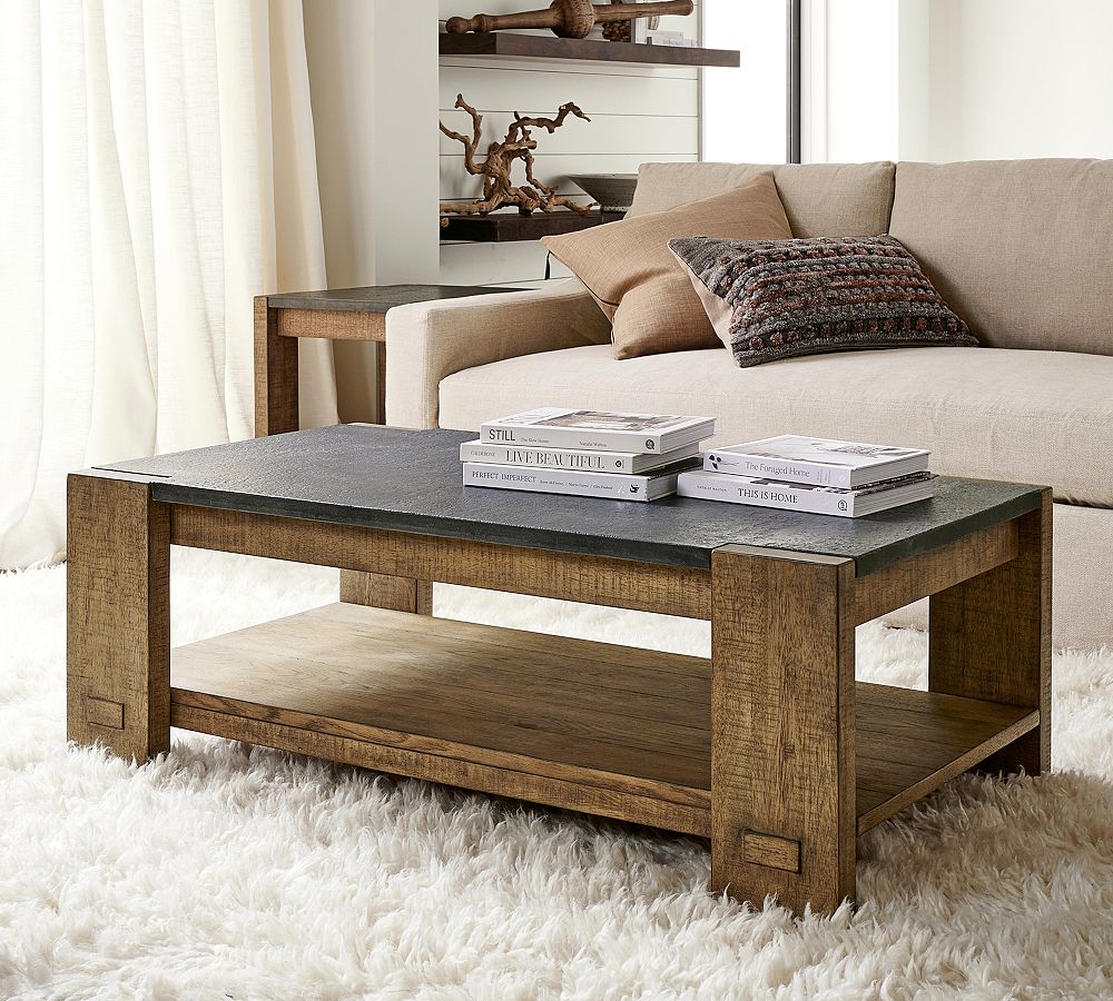 Westbrook Rectangular Coffee Table Pottery Barn