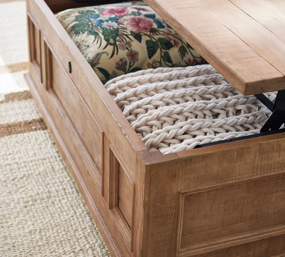 Heritage Farmhouse Reclaimed Wood Trunk Pottery Barn