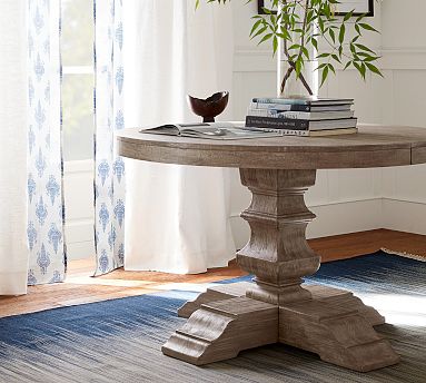 Banks Round Pedestal Extending Dining Table | Pottery Barn