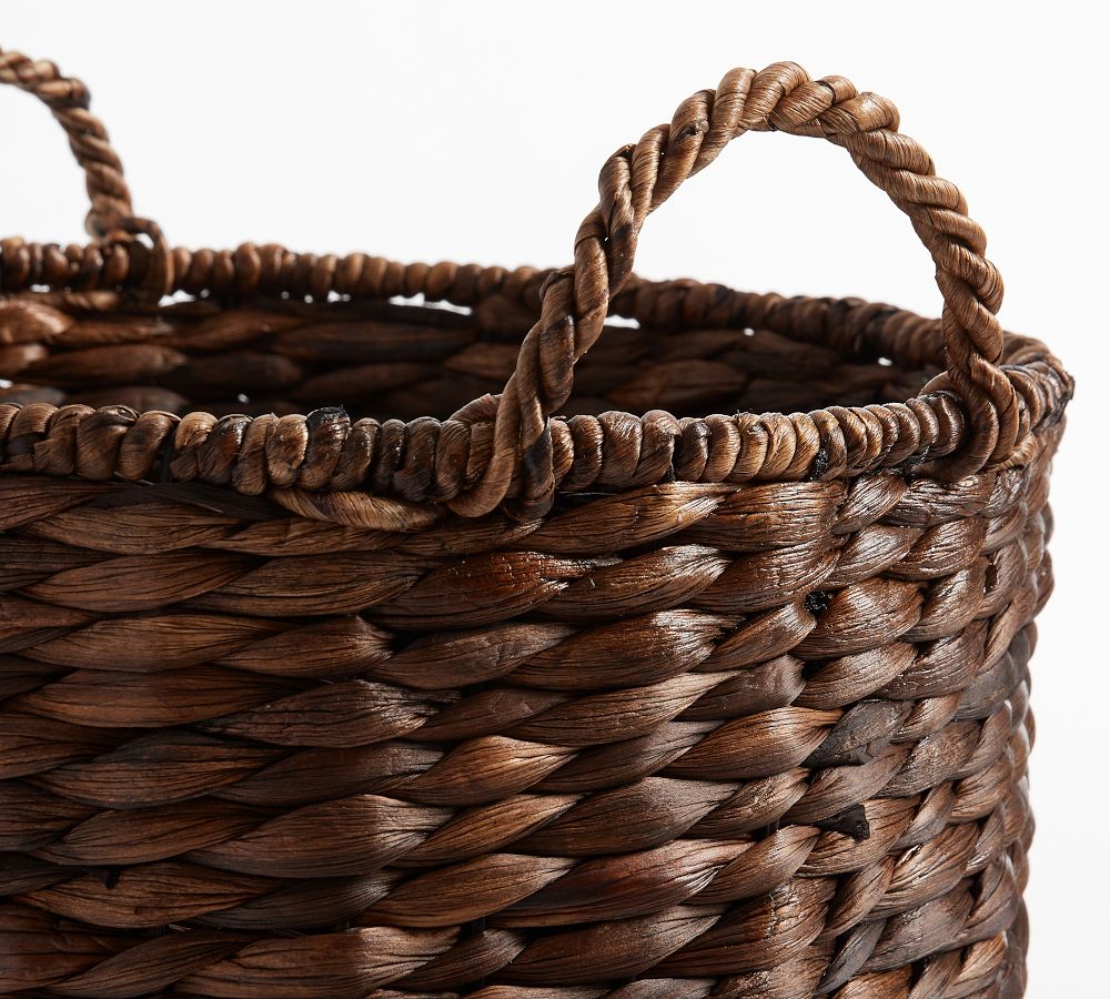 Raleigh Handwoven Seagrass Tote Basket Pottery Barn