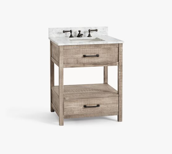 Paulsen 26" Reclaimed Wood Single Sink Vanity Pottery Barn