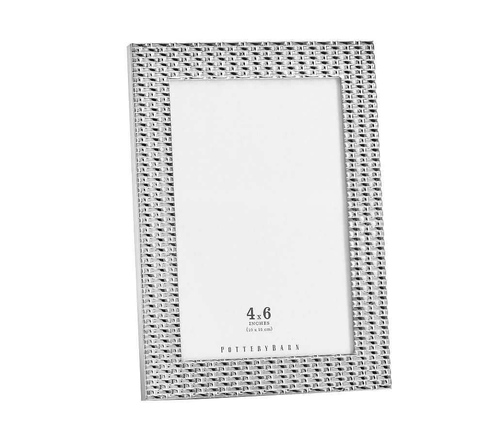 Patterned Silver Frames Pottery Barn
