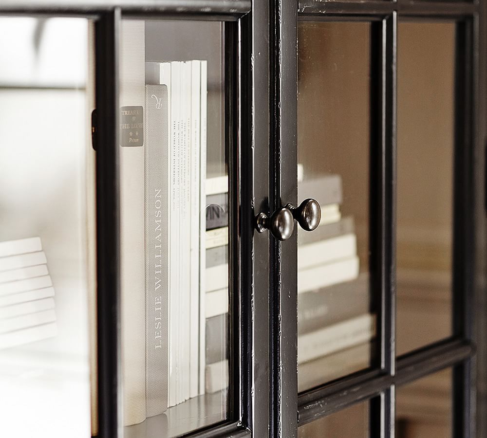 Bronson Bookcase with Doors Pottery Barn
