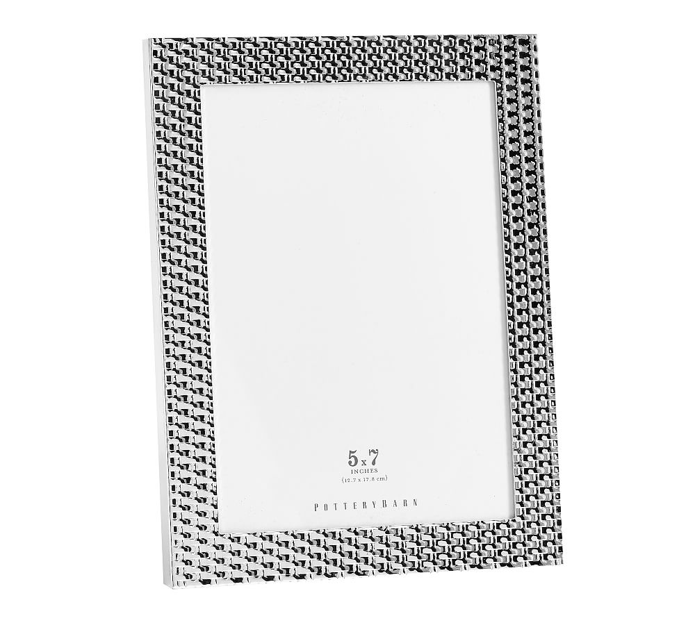 Patterned Silver Frames Pottery Barn