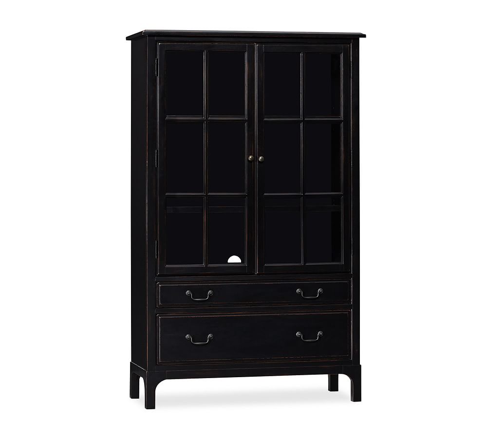 Bronson Bookcase with Doors Pottery Barn