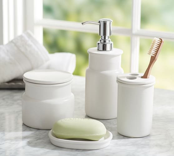 Ceramic Bathroom Accessories Pottery Barn