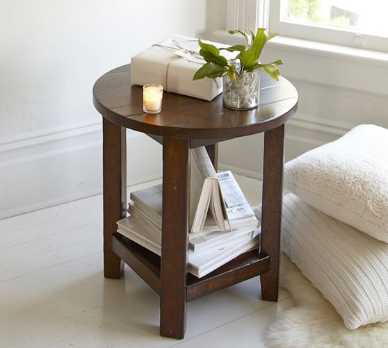 round end table pottery barn