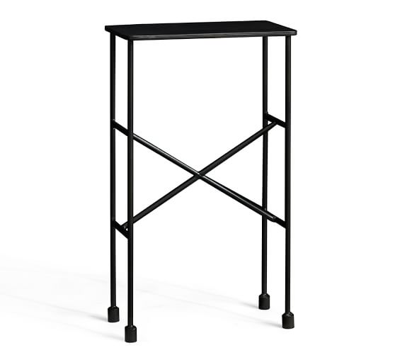 pottery barn metal side table