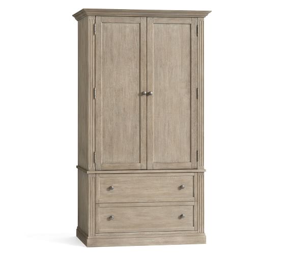 pottery barn armoire desk