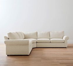 Pearce Upholstered 3-Piece L-Sectional with Wedge