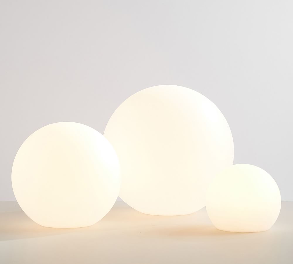 Pool & Garden Cordless Glowing Orbs With Remote Pottery Barn