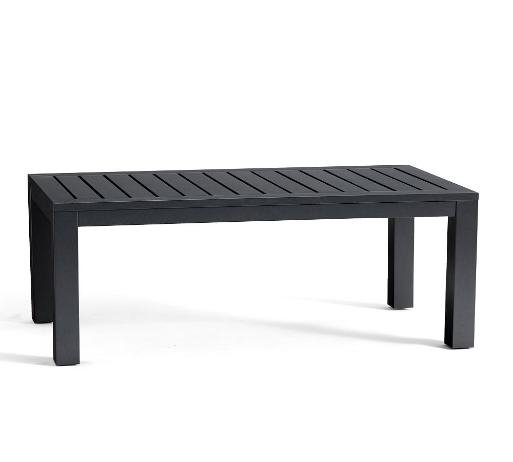Indio Metal Outdoor Coffee Table, Slate Pottery Barn