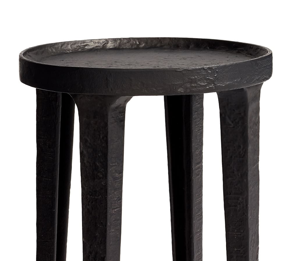 Jamie Round Metal Accent Table Pottery Barn