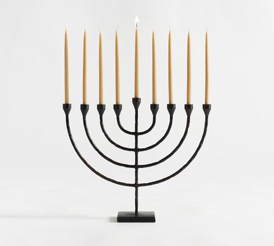 Poconos Hammered Menorah Pottery Barn