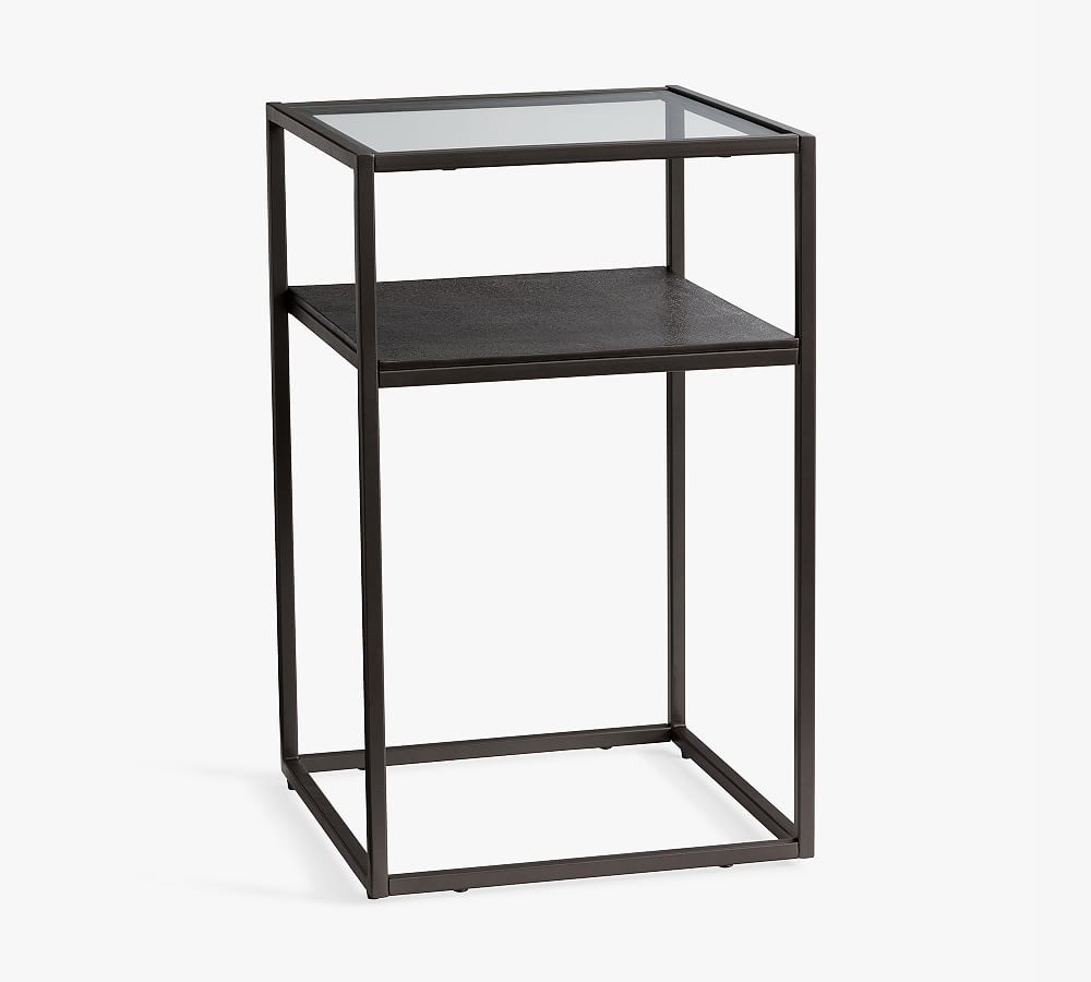 Duke Metal Nightstand Pottery Barn