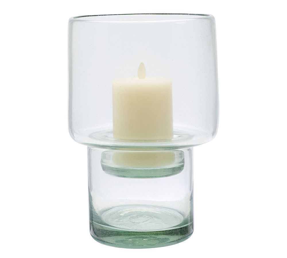 Playa Recycled Glass Display Hurricanes Candle Holder Pottery Barn