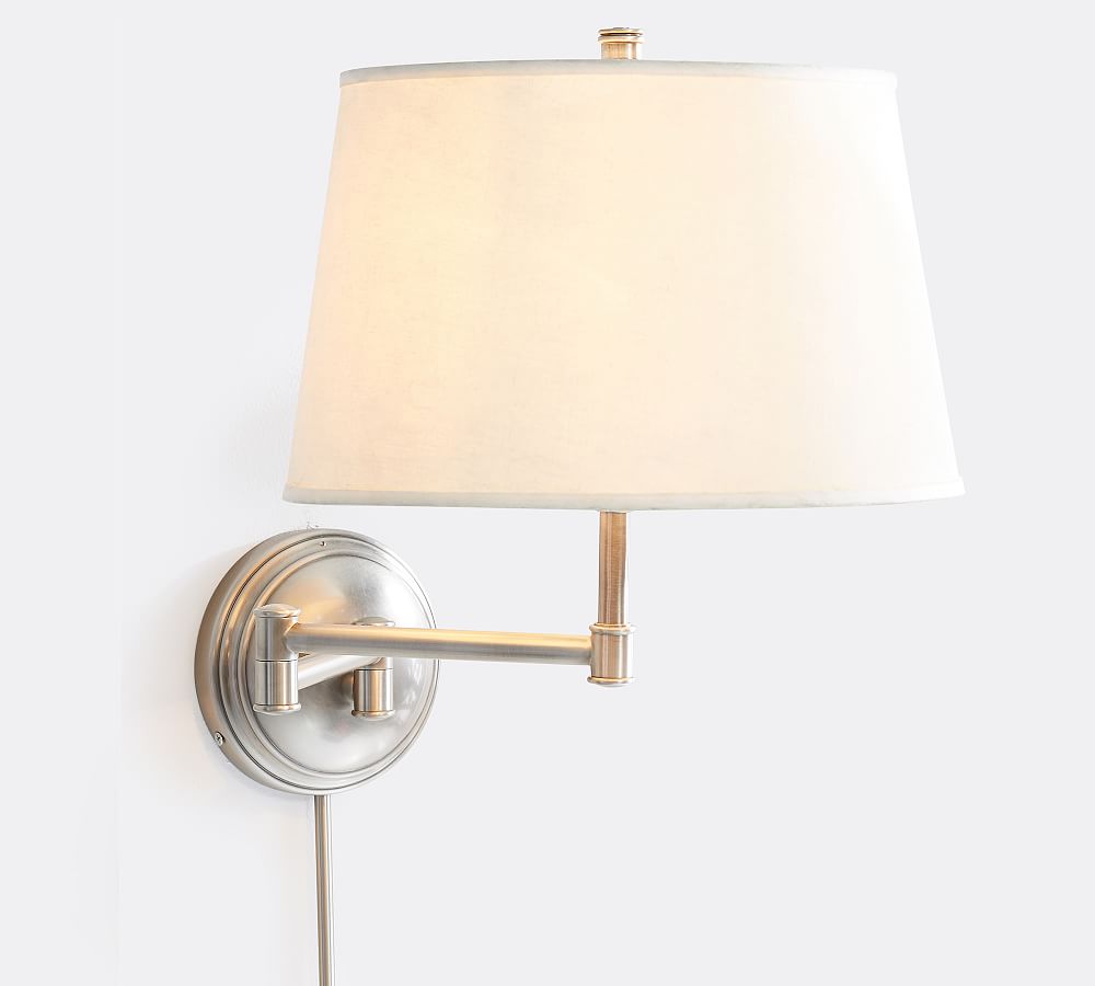 Chelsea Metal SwingArm PlugIn Sconce Pottery Barn