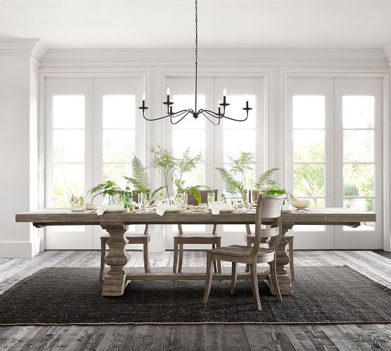 gray wash dining room table