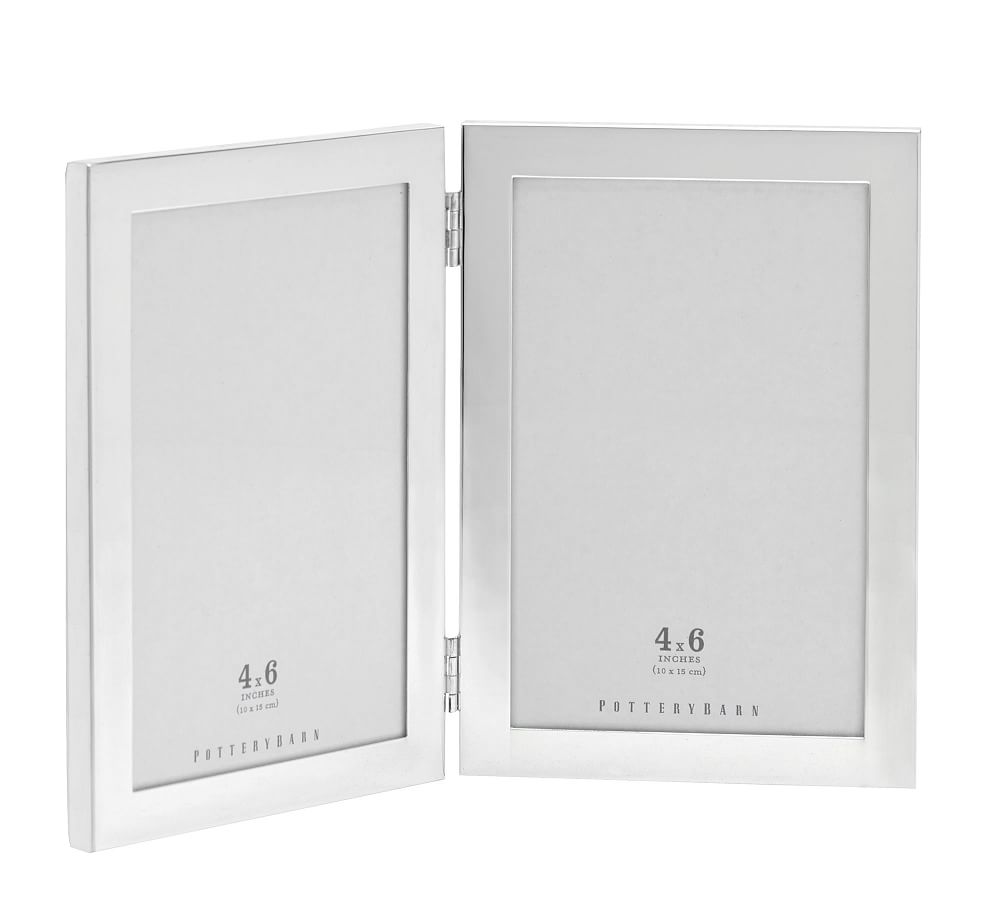 Modern Silver Hinged Frames Pottery Barn