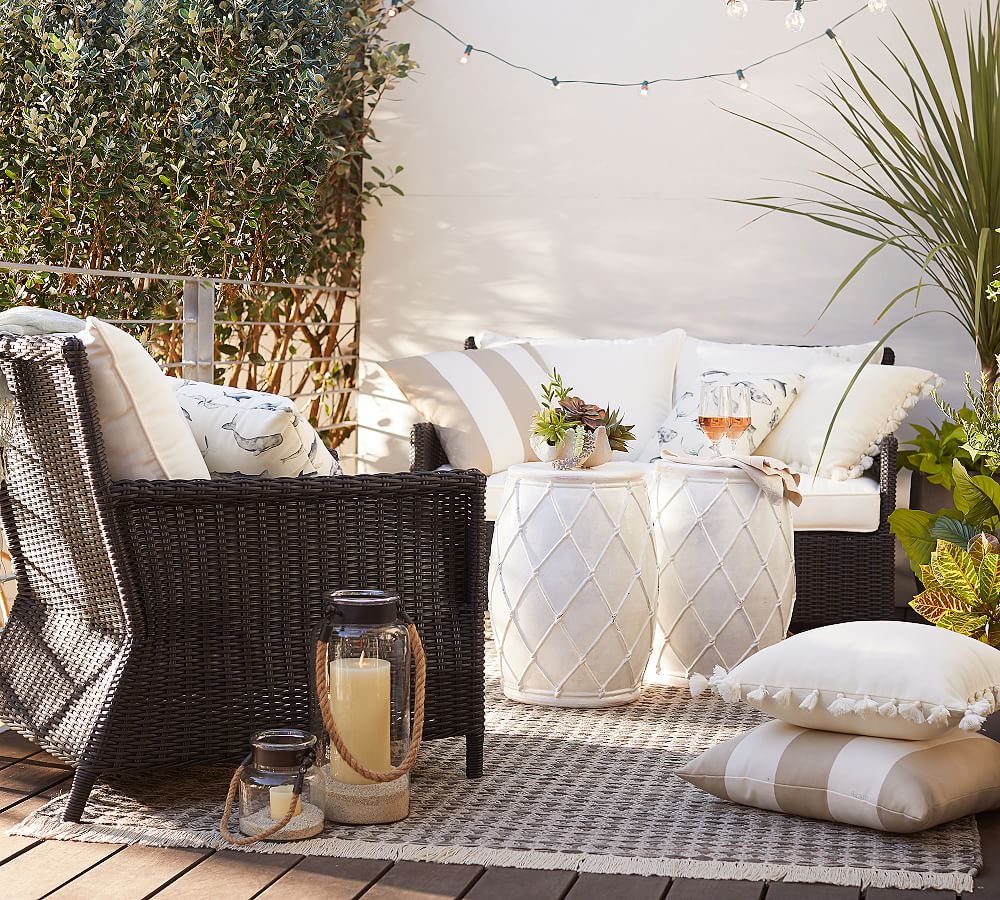 Oden Outdoor Rug Pottery Barn