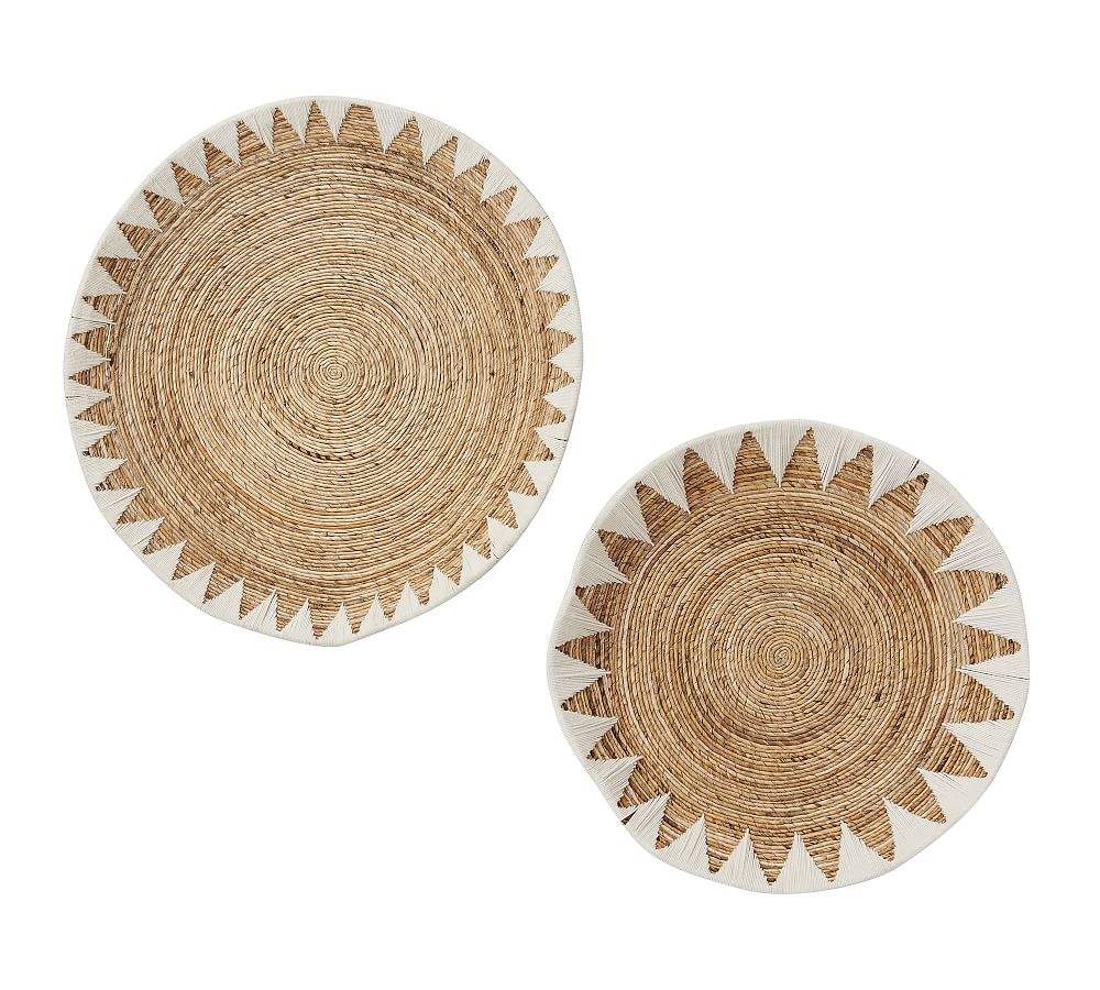 OPEN BOX Sunny Handwoven Basket Wall Art Pottery Barn